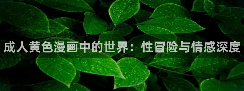 51漫画官网正版：成人黄色漫画中的世界：性冒险与情感深度