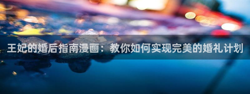 51漫画视频：王妃的婚后指南漫画：教你如何实现完美的婚礼计划